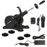 Vac-u-lock Fuck Machine with Remote Black, automated thrusting machine with remote control and accessories.