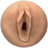 Main Squeeze Faye Reagan Ultraskyn Stroker Pussy Vanilla showing realistic molded sleeve design.