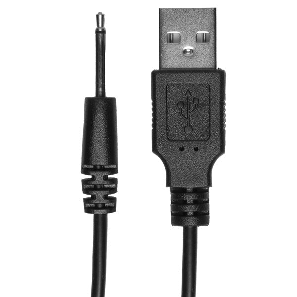 Doc Johnson USB Pin Charger Cord Black for charging rechargeable toys with USB and pin connectors.