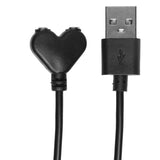 USB Magnetic Charger Cord Kink by Doc Johnson Power Play with heart-shaped connector.