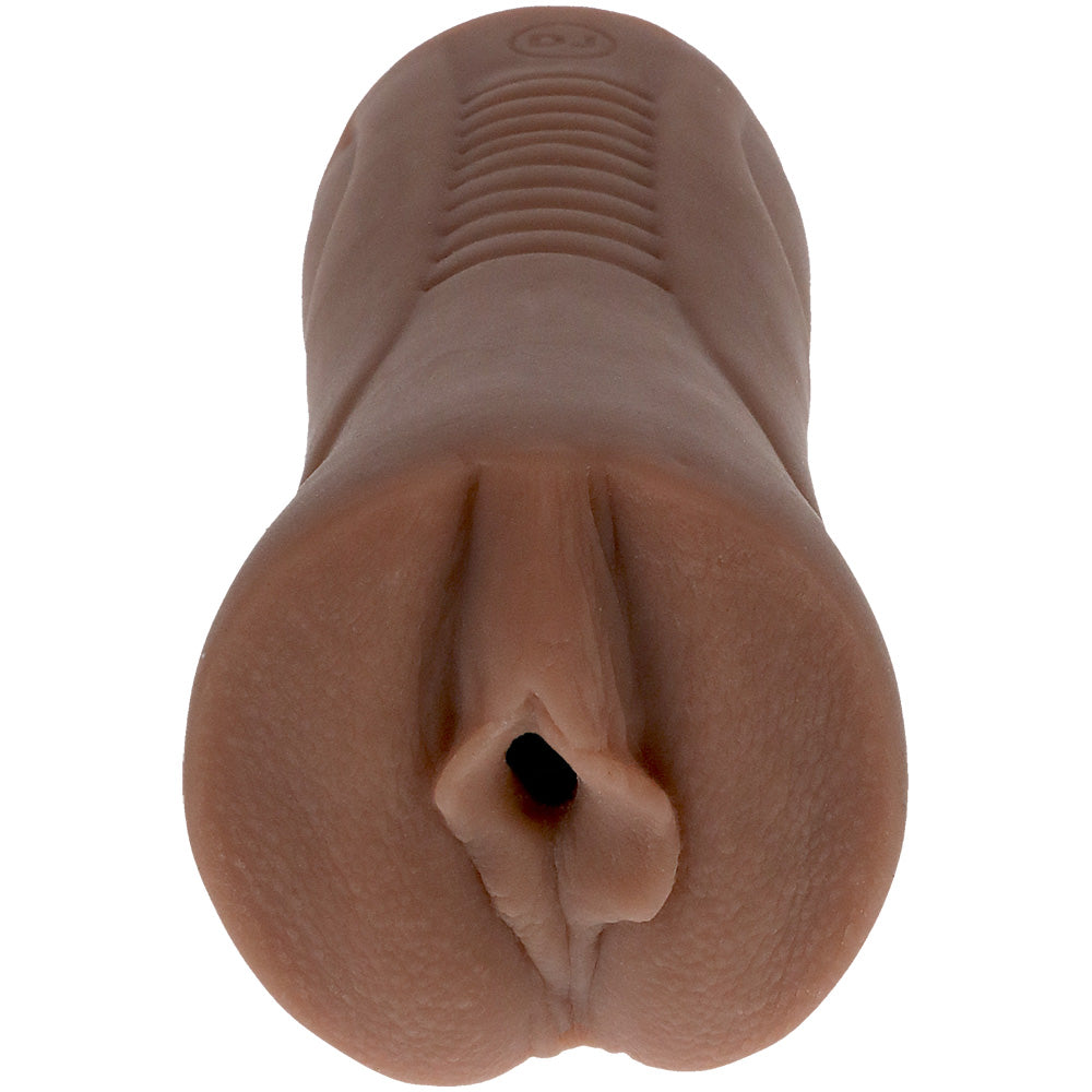 Signature Strokers Honey Gold Ultraskyn Pocket Pussy showcasing a realistic texture and lifelike design.
