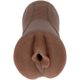 Signature Strokers Honey Gold Ultraskyn Pocket Pussy showcasing a realistic texture and lifelike design.