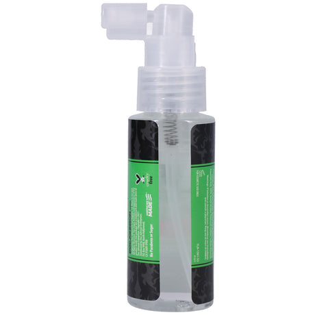 Goodhead Juicy Head Dry Mouth Spray Watermelon 2 Oz bottle with a clear design and green label for hydration and fresh breath.