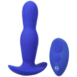 A-Play Expander Silicone Anal Plug Remote Royal Blue with wireless remote control.