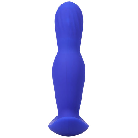 A-Play Expander Silicone Anal Plug Remote Royal Blue displayed in vibrant blue color and sleek design.