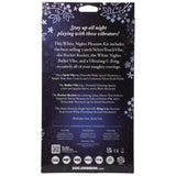 Back packaging of White Nights Pleasure Kit White, showcasing product details and features for adult pleasure.