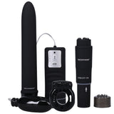 Doc Johnson Black Magic Pleasure Kit Black featuring multiple pleasure tools in sleek black design.