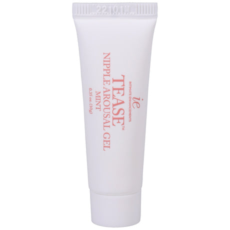 Intimate Enhancements Tease Nipple Arousal Gel Mint 0.35 oz in a white squeeze tube.