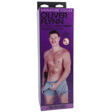 Signature Cocks Oliver Flynn 10 inch Ultraskyn Cock Vanilla packaging featuring adult star Oliver Flynn.