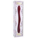 Tryst Duet Double Ended Vibrator With Wireless Remote Berry in elegant packaging.