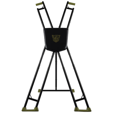 Fort Troff Tactical Cross Restraint Black Green - innovative portable bondage gear with adjustable restraint features.