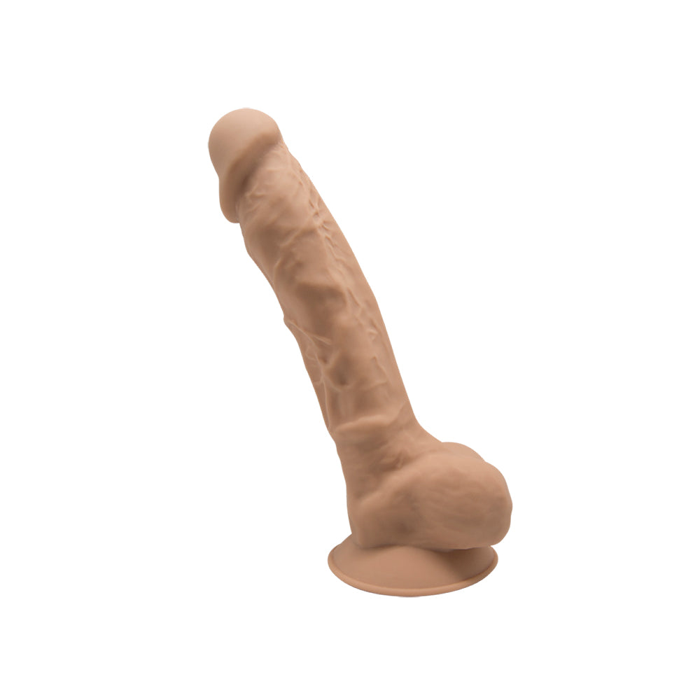 Silex-d The Original Model 1 Dildo 7 Inch Vanilla in realistic skin-like silicone with a sturdy base.