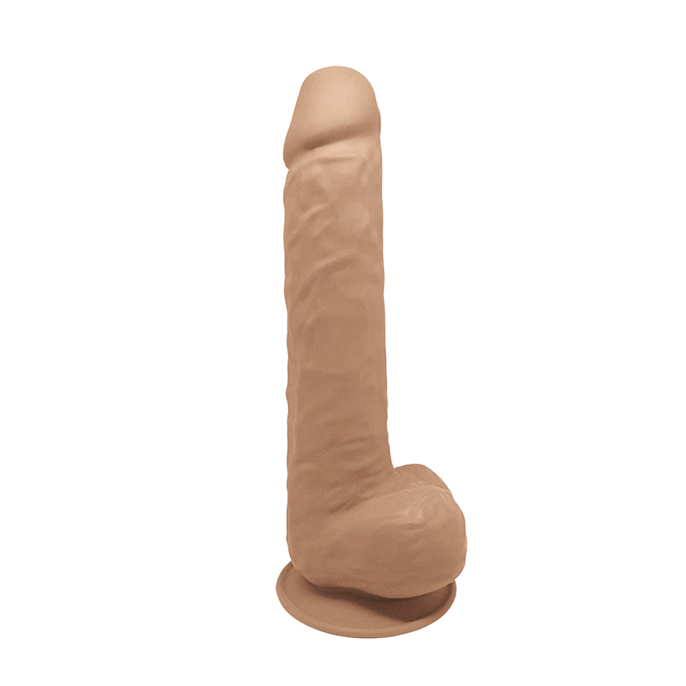 Silex-d The Original Model 1 Dildo 15 inch Vanilla in soft silicone, showcasing realistic design and lifelike texture.