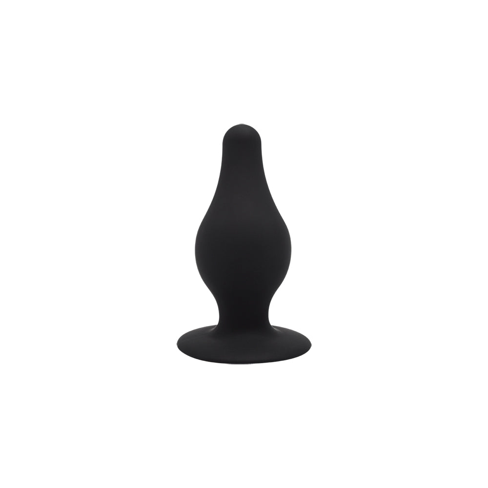 Silex-d The Original Plug Model 2 Dildo 3.5 inch M Black, a premium silicone anal plug for pleasure seekers.