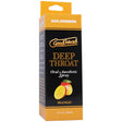 Goodhead Deep Throat Spray Mango 2 Oz packaging, featuring a mango flavor for enhanced oral comfort.