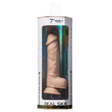 Silex-d Real Skin Model 1 7 inch Vanilla Dildo packaging showcasing realistic detail and design.