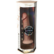 Silex-d Premium Real Skin Model 2 7.5 Inch Dildo Vanilla in packaging showcasing realistic design and premium quality.