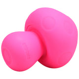 Mochi Mushroom Vibe 10 Function Silicone Vibrator Pink with rounded mushroom tip and soft silicone texture.