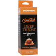 Goodhead Deep Throat Spray Salted Caramel 2 Oz packaging with a delicious caramel design.