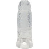 Titanmen Cock Sleeve With Ball Strap 5 Inch Clear for enhanced pleasure and stimulation
