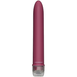 Doc Johnson Velvet Touch Vibe Dusty Rose, a sleek vibrator in soft dusty rose, designed for targeted stimulation.