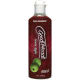 Goodhead Oral Delight Gel Bottle Green Apple 1 Oz from Doc Johnson, featuring green apple flavor in a sleek bottle.