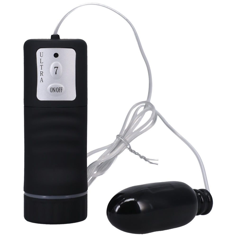 Doc Johnson Black Magic Bullet & Controller Black with compact bullet and multi-speed controller.