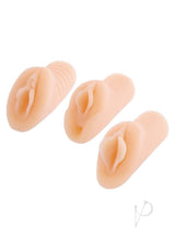 Always Horny Masturbators Pocket Size Strokers (3 per Pack) three compact sleeves for solo play