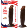 Nasstoys Afro American Whoppers 6 Inch Dong Brown