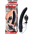 Ram 12 inch Inflatable Dong Black with packaging and inflatable pump for adjustable pleasure.
