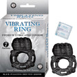 Nasstoys Pulsating Erection Keeper Vibrating Cock Ring Black