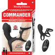 Image of Commander Remote Control Vibrating Climaxer Black featuring a couples-focused design and remote control functionality.