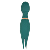 Mystique Vibrating Massagers Magic Vibe Green, a versatile dual-motor massager with a flexible wand head.