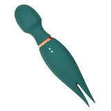 Mystique Vibrating Massagers Magic Vibe Green, versatile dual-motor massager for relaxation and pleasure.