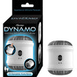 Nasstoys Dynamo Vibrating Masturbator Cup White packaging showcasing 10 dynamic functions and sleek design.