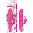 Nasstoys Passion Dolphin Heat Up Rabbit Vibrator Pink in packaging with features for optimal pleasure