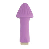 Nasstoys My Secret Shroom Bullet Vibrator Purple in a fun mushroom design with ridged textured head.