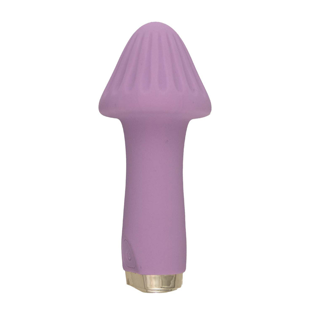 Nasstoys My Secret Shroom Bullet Vibrator Purple displayed in a playful mushroom shape for intimate stimulation.