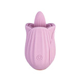 Nasstoys Clit Tastic Arousing Clit Licker Pink in a pink floral design for enhanced clitoral stimulation.