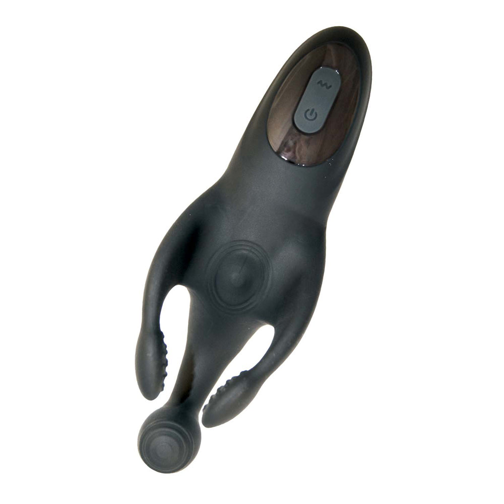 Nasstoys Magic Thumping Vibrating Masturbator Black showcasing its thumping and vibrating features.
