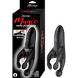 Nasstoys Magic Thumping Vibrating Masturbator Black packaging with thumping action and 10 function features.
