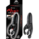 Nasstoys Magic Thumping Vibrating Masturbator Black packaging with thumping action and 10 function features.