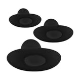 Ass-sation 3 In 1 Anal Training Kit Black with three silicone butt plugs in varying sizes.