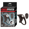 Cockpower Remote Control Pleasure Ring Black
