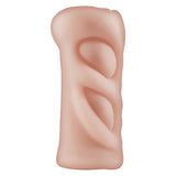 Always Horny Self-Lubricating Masturbator Skye White, compact and textured design for enhanced pleasure.