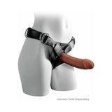 King Cock Plus 8 inches Triple Density Cock Realistic Dildo With Suction Cup Brown