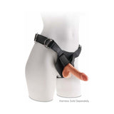 King Cock Plus 6.5 inches Triple Density Cock With Balls Realistic Suction Cup Dildo Tan