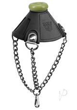 Fort Troff Apex Silicone Ball Chute Black, innovative ball stretcher with body-safe silicone and chain.