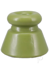 Fort Troff Apex Silicone Ball Chute Black in green silicone, designed for enhanced ball play and comfort.