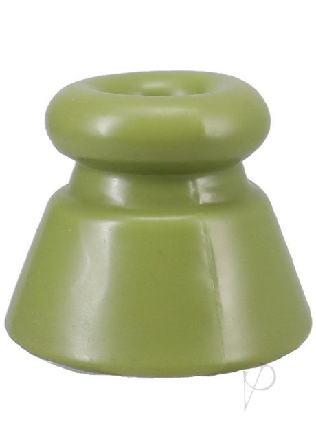 Fort Troff Apex Silicone Ball Chute Black in green silicone, designed for enhanced ball play and comfort.